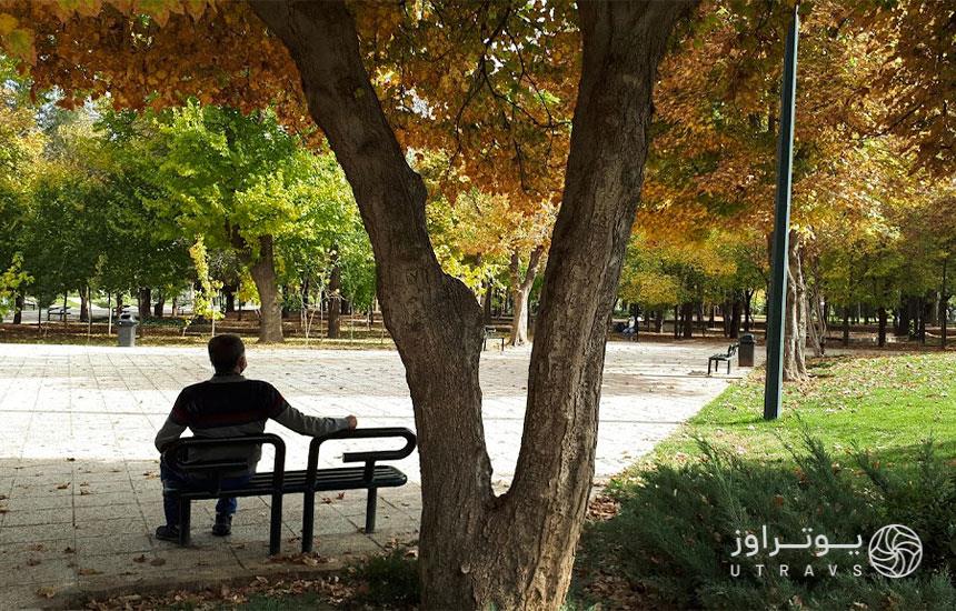 عکس از طبیعت پارک آزادی شیراز